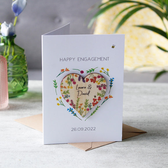 Personalised Magnet Engagement Card