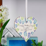 Mother's Day Floral Heart Decoration For Grandma - Olivia Morgan Ltd