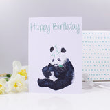 Happy Birthday Panda Card - Olivia Morgan Ltd