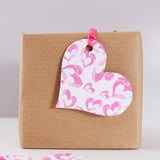 Heart Pattern Gift Tag - Olivia Morgan Ltd