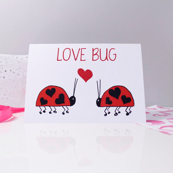 Copy of Love Bug Ladybird Anniversary Card - Olivia Morgan Ltd