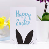 Happy Easter Rabbit Ears Card - Olivia Morgan Ltd