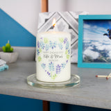 Floral Engagement Personalised Candle Gift - Olivia Morgan Ltd