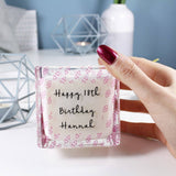 Birthday Scented Square Candle For Her - Olivia Morgan Ltd