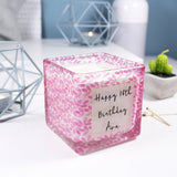 Birthday Scented Square Candle For Her - Olivia Morgan Ltd