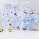 Snowflake Eco Friendly Christmas Wrapping Paper - Olivia Morgan Ltd