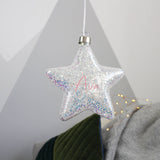 Christmas Star Hanging Decoration Light Bauble - Olivia Morgan Ltd