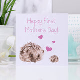 First Mother's Day Hedgehog Card - Olivia Morgan Ltd