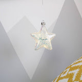 Glitter LED Star Hanging Decoration Light - Olivia Morgan Ltd