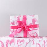 Heart Pattern Eco Friendly Wrapping Paper - Olivia Morgan Ltd