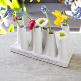 Personalised Multi Stem Vase For Grandma - Olivia Morgan Ltd