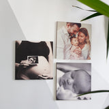 New Baby Wooden Photos Letter Box Gift Set