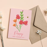 Personalised Floral Valentine's Day Card - Olivia Morgan Ltd