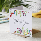 Thank You Wildflower Patterned Card Wedding Pack
