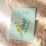 'Wild Thing'  Floral Print - Olivia Morgan Ltd