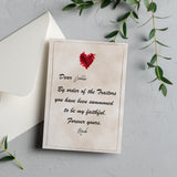 Traitors Style Personalised Valentine's Day Card - Olivia Morgan Ltd