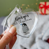 First Christmas Baby Penguin Christmas Bauble