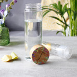 Bamboo Wildflower Lid Bottle With Removable Infuser For Mum