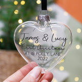 New Home Personalised Christmas Bauble
