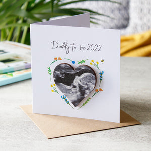 Daddy to be Photo Magnet and Card