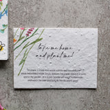 Plantable Wildflower Place Card