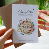 Wildflower Magnet Save The Date Card