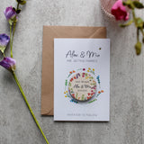 Wildflower Magnet Save The Date Card