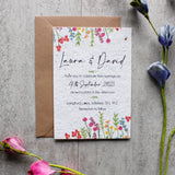 Plantable Wildflower Wedding Invitations