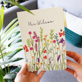 Teacher Wildflower Personalised Notebook Gift
