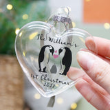 First Family Christmas Personalised Bauble - Olivia Morgan Ltd