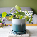 Hand Glazed Plant Pot For Teachers - Thank you Gift