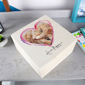 Pet Photo Personalised Keepsake Box - Olivia Morgan Ltd