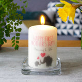 Happy First Mother's Day Elephant Candle