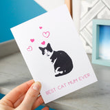 Best Cat Mum Card - Olivia Morgan Ltd