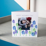 Happy Mother's Day Floral Photo Card - Olivia Morgan Ltd