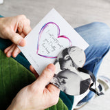 Daddy To Be Photo Removable Heart And Personalised Card Gift - Olivia Morgan Ltd