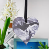 Baby Scan Photo Heart Decoration For Mums To Be - Olivia Morgan Ltd