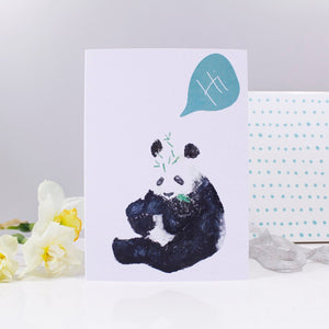 Panda Card - Olivia Morgan Ltd
