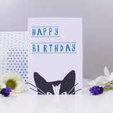 Happy Birthday Cat Card - Olivia Morgan Ltd