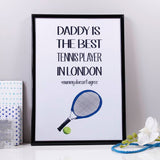 Sports Personalised Print For Dad - Olivia Morgan Ltd