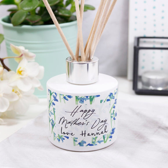 Mother's Day Patterned Personalised Reed Diffuser - Olivia Morgan Ltd