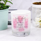 Scented Personalised Candle For Mum - Olivia Morgan Ltd