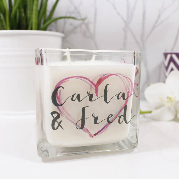 Anniversary Personalised Scented Candle - Olivia Morgan Ltd