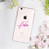 Typography Personalised iPhone Case For Her - Olivia Morgan Ltd