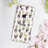 Cacti Personalised iPhone Case - Olivia Morgan Ltd