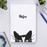 Cat Personalised Notebook For Her - Olivia Morgan Ltd