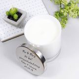 Scented Engagement Personalised Candle With Lid - Olivia Morgan Ltd