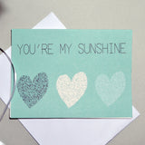 You're My Sunshine Anniversary Card - Olivia Morgan Ltd
