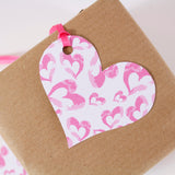 Heart Pattern Gift Tag - Olivia Morgan Ltd