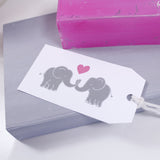 Elephant Love Gift Tag - Olivia Morgan Ltd